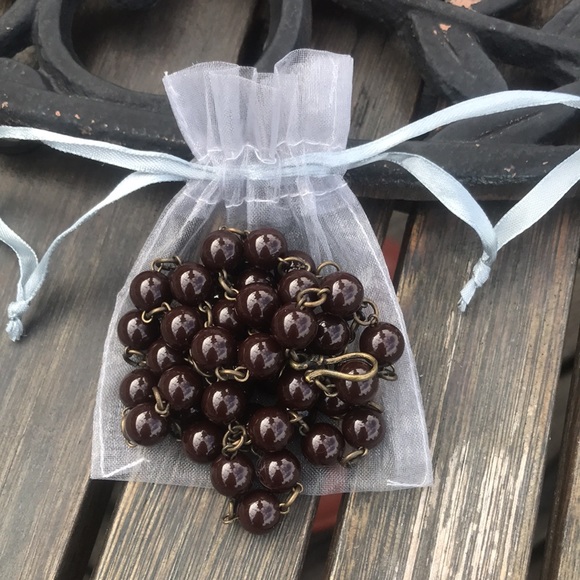 Chocolate Brown Necklace - Picture 1 of 6